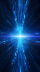 Naklejka premium Digital blue glowing high energy plasma force field in space poster mobile phone background
