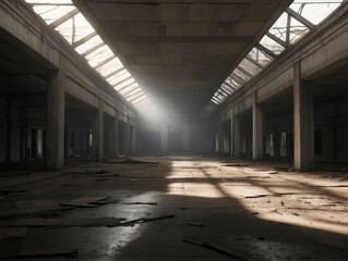 Obraz premium old abandoned factory