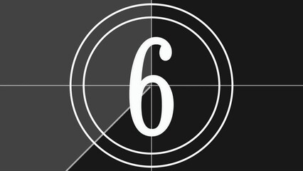 vintage countdown10 seconds countdown from ten to zero ,top ten countdown animation , neon light numbers from 10 to 1, on black background .