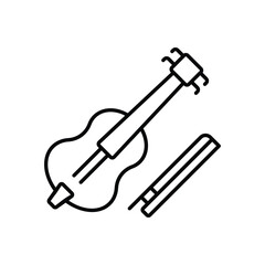 Fiddle vector icon