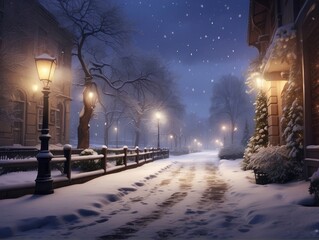 street in the night