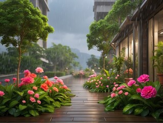 flowers in the garden