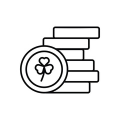 Coin vector icon
