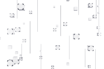 Abstract cubes floating over a white background, minimalist graphic style, illustrating the concept of digital technology. 3D Rendering