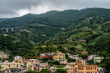 Obraz premium village in the mountains