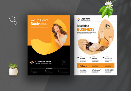 Business Flyer Template Layout