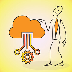 Line Art Design Flexible Cloud Deployment Options