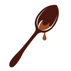 Chocolate cake vector  illustration