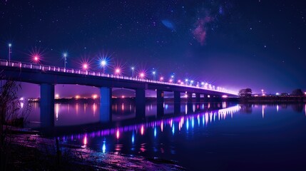 Charming Bridge Amidst a Romantic Setting