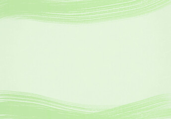 Green Brush Strokes Top and Bottom Title Background（グリーンの筆線が上下にあるタイトルバック）