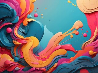 Obraz premium abstract background with butterflies