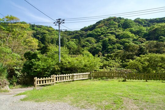 Scenery in the mountains of Futtsu City in May