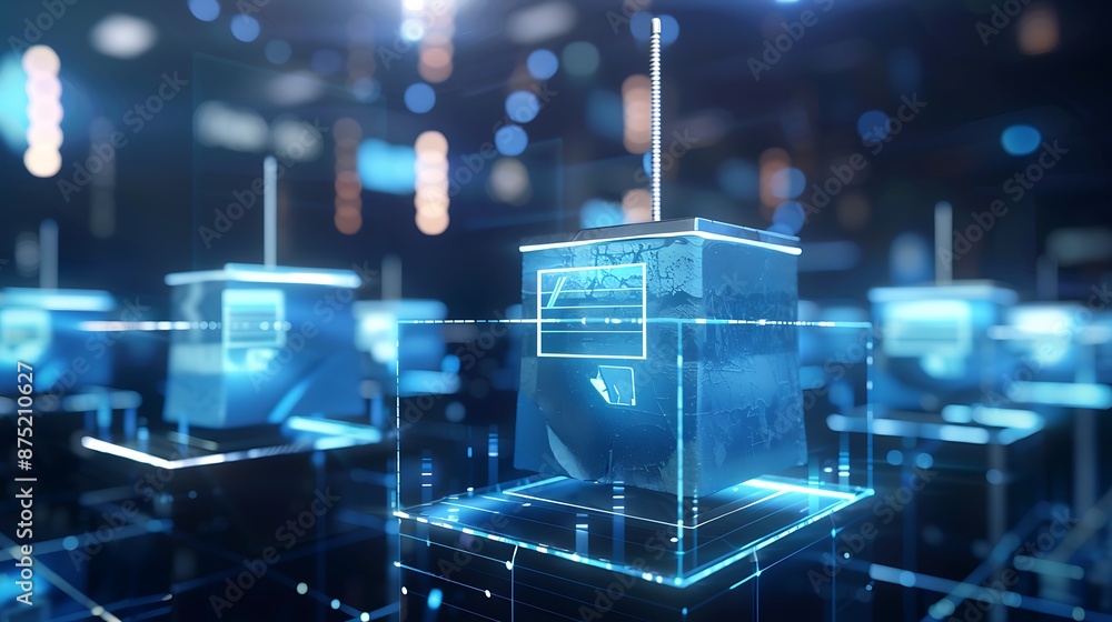 Poster abstract digital data cube network