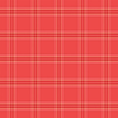 Christmas gingham seamless pattern.Checkered tartan plaid with twill weave repeat pattern in red. Geometric graphic vector illustration background design for fabric and print. 