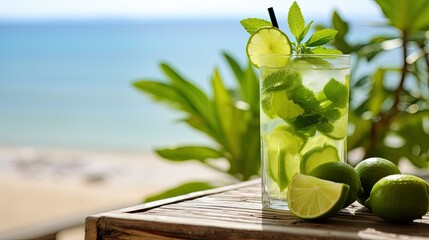 cocktail on the beach