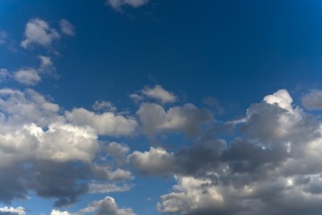 Sky and clouds in summer.