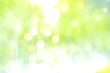 Obraz premium Bright Green Sparkling Gradient Background（明るくきれいなグリーンのキラキラしたグラデーションの背景）