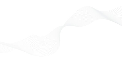 Abstract wavy lines flowing curve gradient color on transparent background. Abstract white background colorful lines. modern wavy stripes on white background isolated.