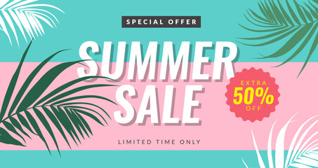 Summer sale banner