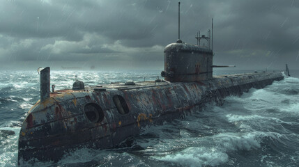 An Old Submarine from the Second World War