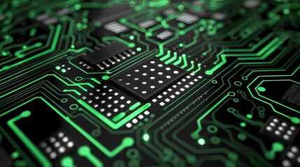 Obraz premium circuit board background