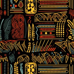 seamless pattern with elements