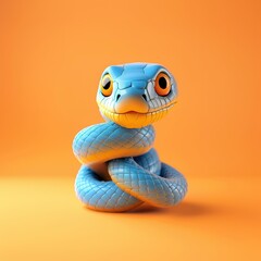 Fototapeta premium cute snake