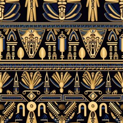 seamless pattern with symbols