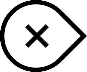 Icon for deleting paragraph or part
