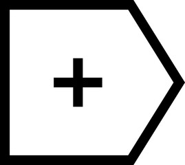 Icon for adding paragraph or part
