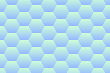 Blue hexagonal gradient