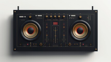 Fototapeta premium Retro DJ Controller
