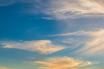 Fototapeta premium 尖った夕雲