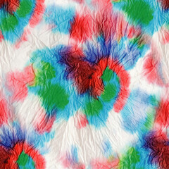 Tie Dye Rainbow Paint. Psychedelic Vector Background. Fabric Tiedye Pattern. Swirl Tie Dye. Green Color Swirl Background. Pink Tie Dye. Seamless Tie Dye. Spiral Rainbow Music. 1960 Bright Texture.