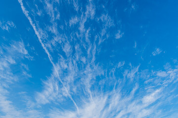 青空と弾ける雲