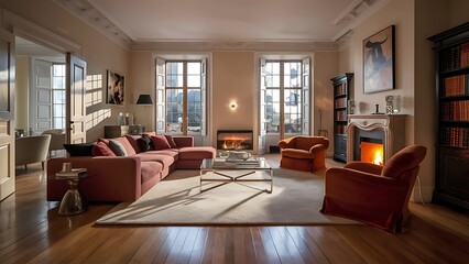 Fototapeta premium Beautiful Living Room