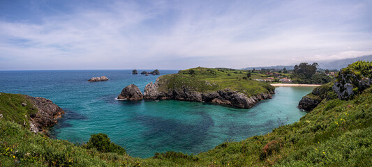 Playa de Poo, Poo, Llanes, Asturias, España 