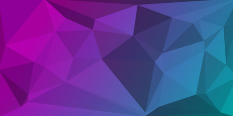 Abstract blue geometric triangle 3D background. Vector Illustration. Blue low poly background texture. Futuristic vector illustration. Modern impression polygon background material.