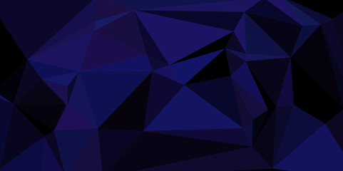 Abstract blue color geometric triangle 3D background. Vector Illustration. Blue low poly background texture. Futuristic vector illustration. Modern impression polygon background material.