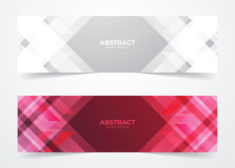 Banner template background for business design. Abstract web banner design. Header, landing page web design elements.