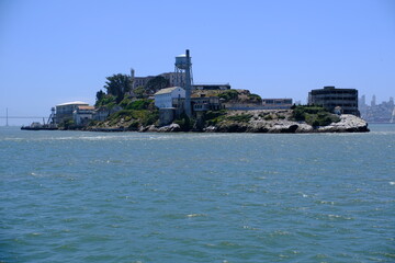 Alcatraz Island in San Francisco, California, USA