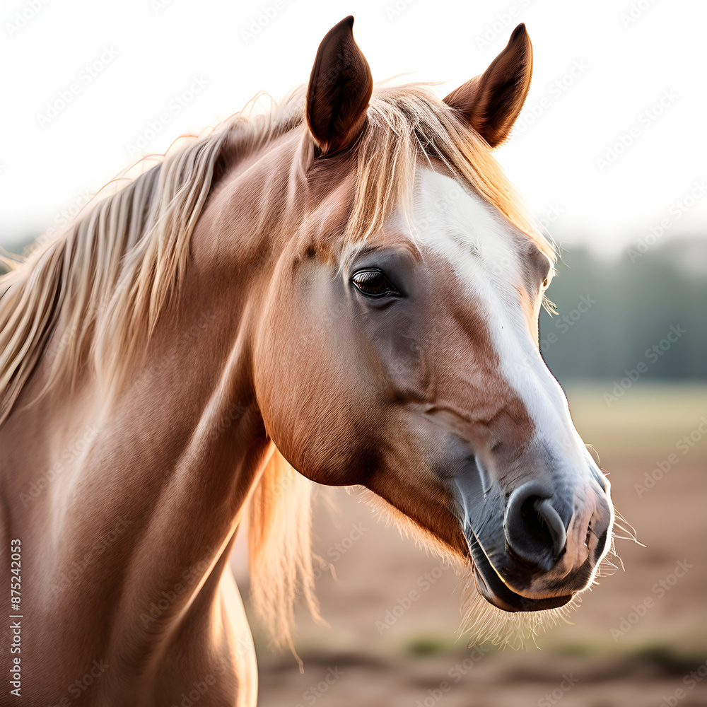 Canvas Prints portrait of a horse