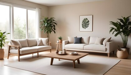 
Frame mockup, ISO A paper size. Bedroom poster mockup. Modern interior design. Living room Interior mockup with house background. 3D render