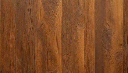 Fototapeta premium High-Resolution Close-Up of Richly Colored, Textured Wooden Planks with Natural Grain Patterns and Knot Detail, Suitable for Flooring, Furniture, or Interior Design Projects Copy Space