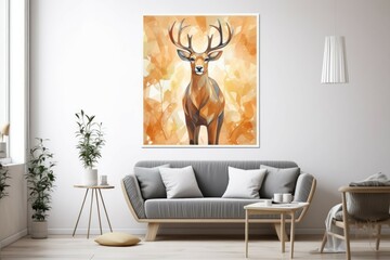 Amber Material Structure Background - Generative AI