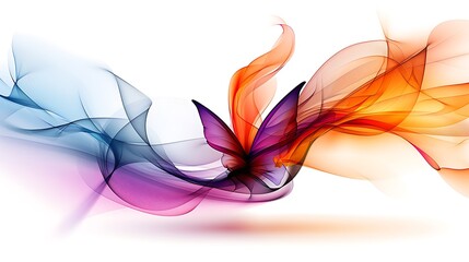 Create an abstract image of a colorful butterfly emerging from a cocoon, representing transformation, growth, and the strength to embrace change.