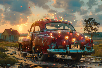 Love is in the Air! 🚗💖✨