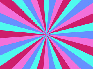 Swirling radial retro background. Vector illustration for swirl design. Spinning spiral vortex. Helical rotating beam. Unifying the psychedelic measurable line. Delightful sunshine.