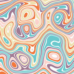 ABSTRACT ILLUSTRATION MARBLED TEXTURE LIQUIFY PSYCHEDELIC PASTEL SOFT COLORFUL DESIGN. OPTICAL ILLUSION BACKGROUND VECTOR DESIGN