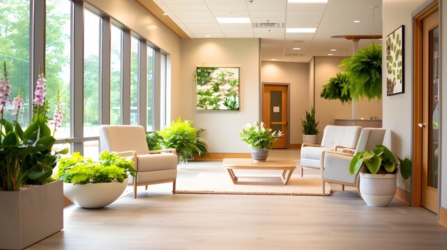 Tranquil Orthopedic Rehabilitation Center with Foxglove Patterns